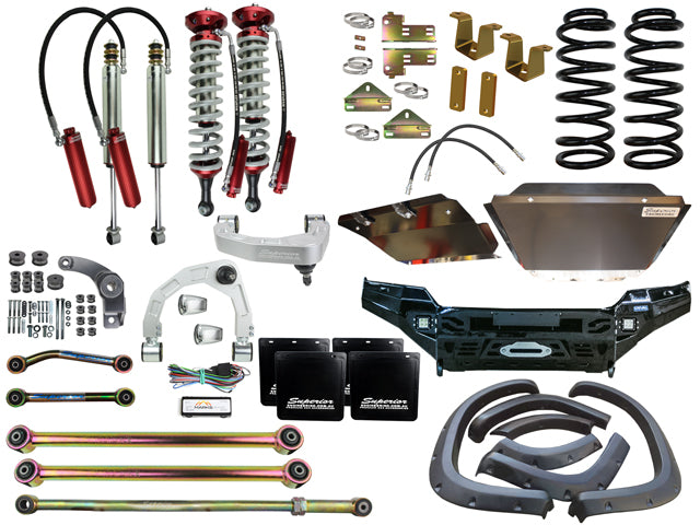 Toyota Landcruiser 200 series 3" suspension lift kit fully road legal in WA (GVM Upgrade to 3.9T) with Superior Remote Reservoir 2.5 Adjustable Shocks